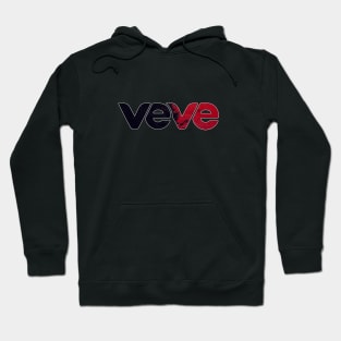 VeVe Logo Black, White & Red HQ Series Style Hoodie